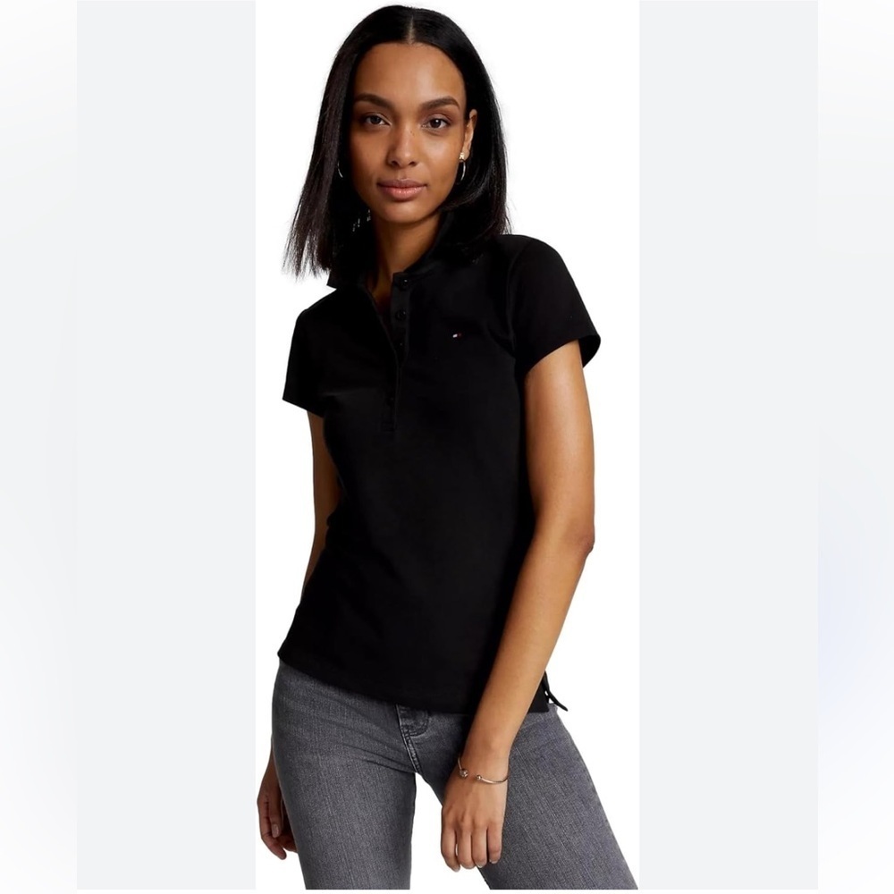 Tommy Hilfiger Slim Fit Cotton Stretch Polo Shirt, Sz M - Picture 5 of 6